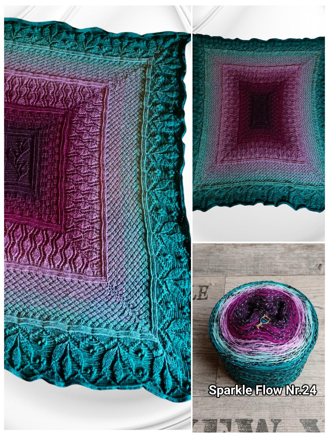 Decke aus Sparkle Flow Nr. 24
