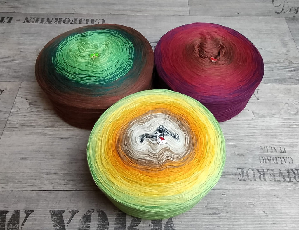 Deckenwicklung OHNE Sonderbeilaufgarn wie Glitzer, Flausch, Regenbogen oder Leuchtgarn