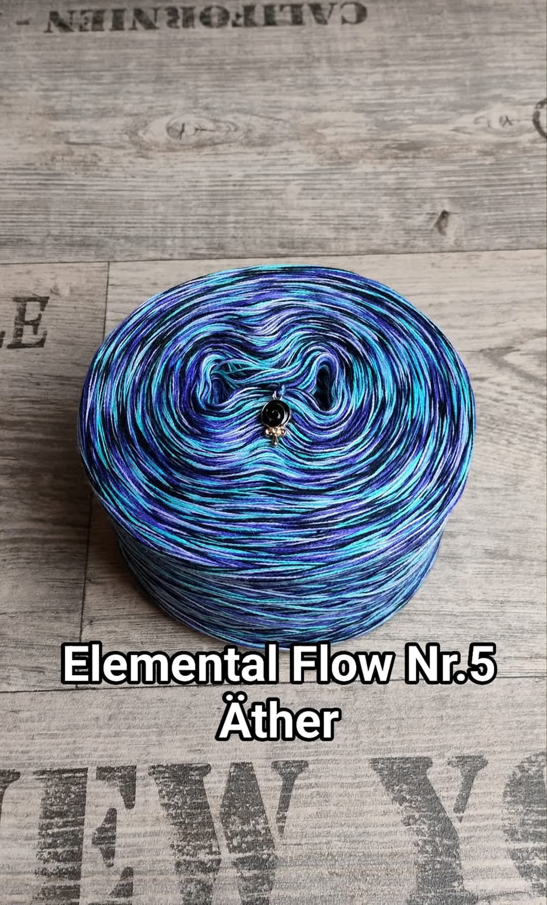 Bobbel "Elemental Flow Nr. 5" Äther