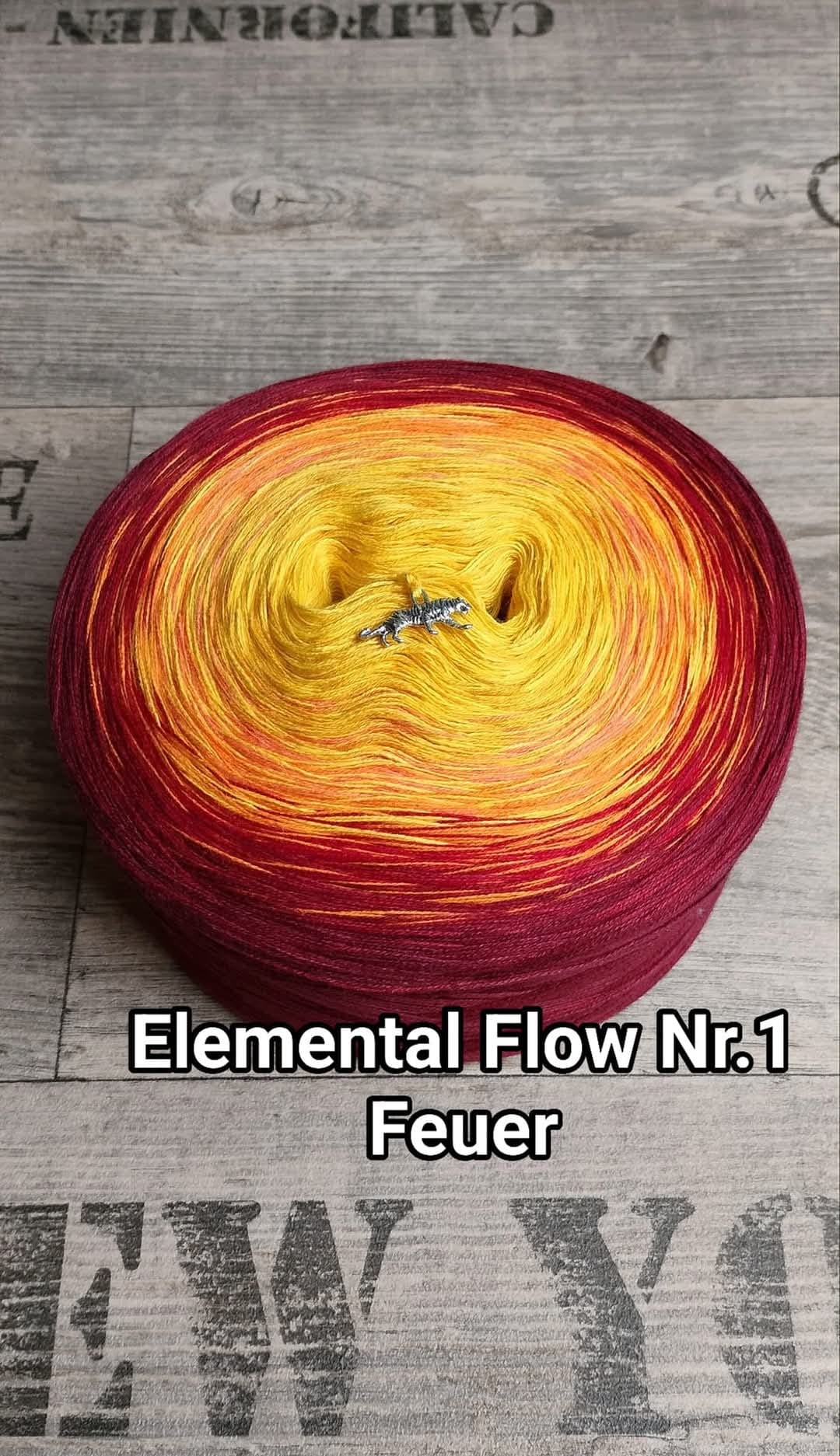 Bobbel "Elemental Flow Nr. 1" Feuer