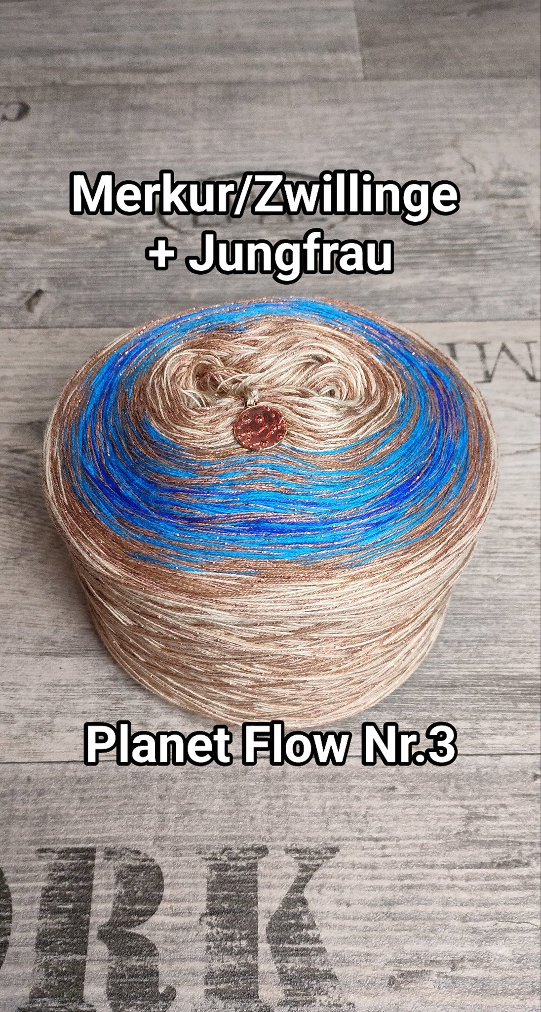 Bobbel "Planet Flow Nr. 3" Merkur/Zwillinge + Jungfrau
