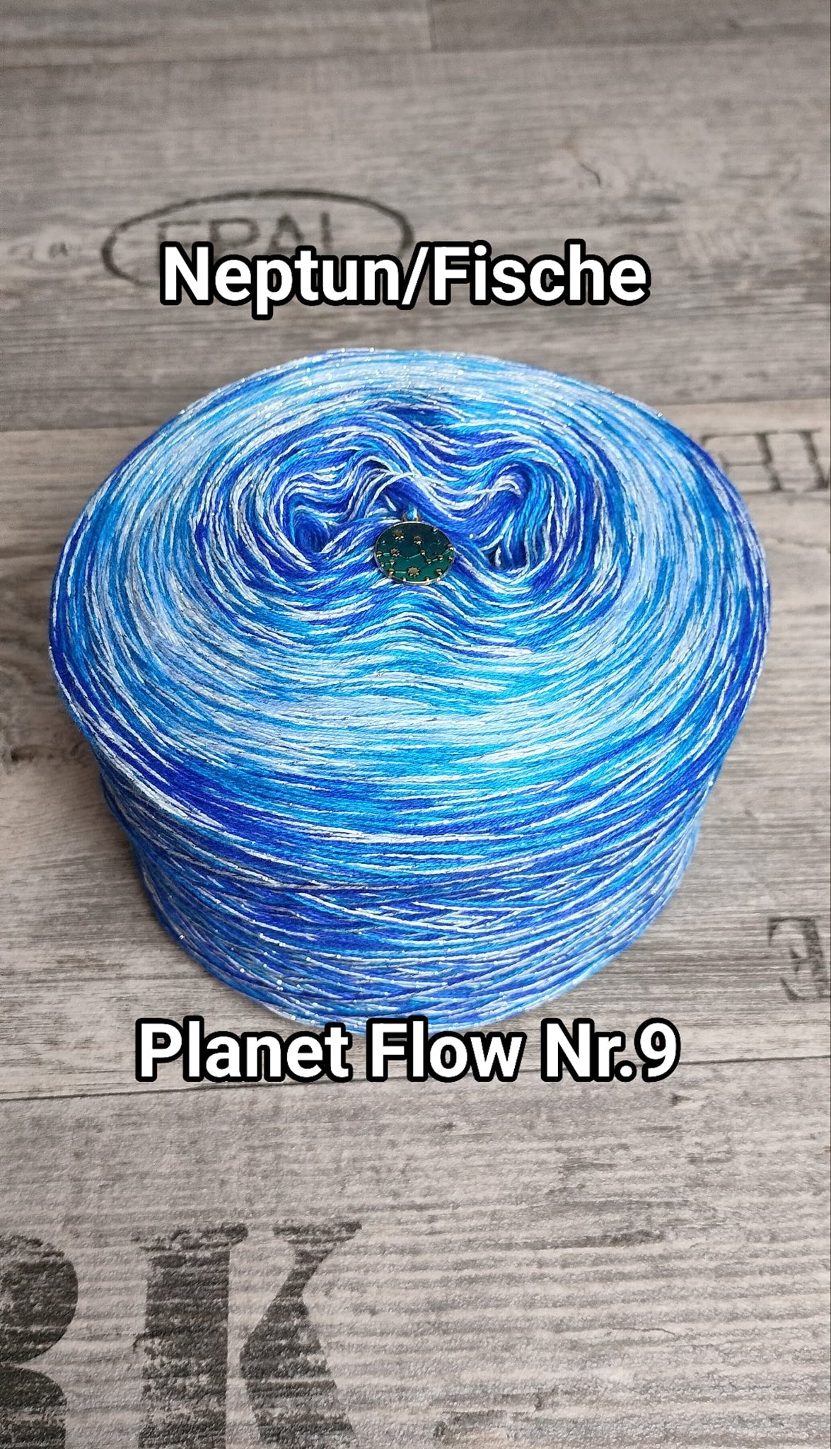 Bobbel "Planet Flow Nr. 9" Neptun/Fische
