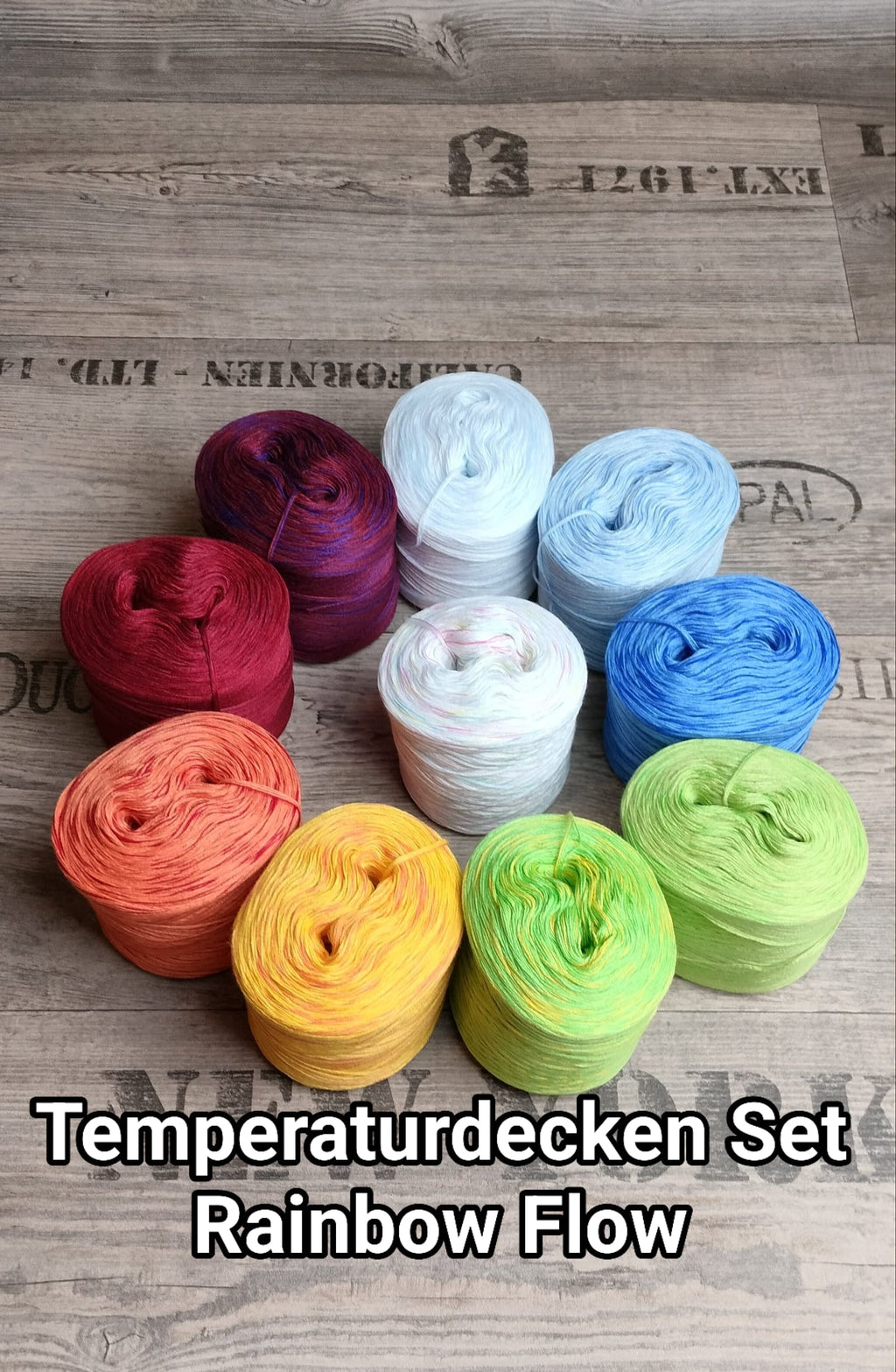 Temperaturdecken Set "Rainbow Flow"
