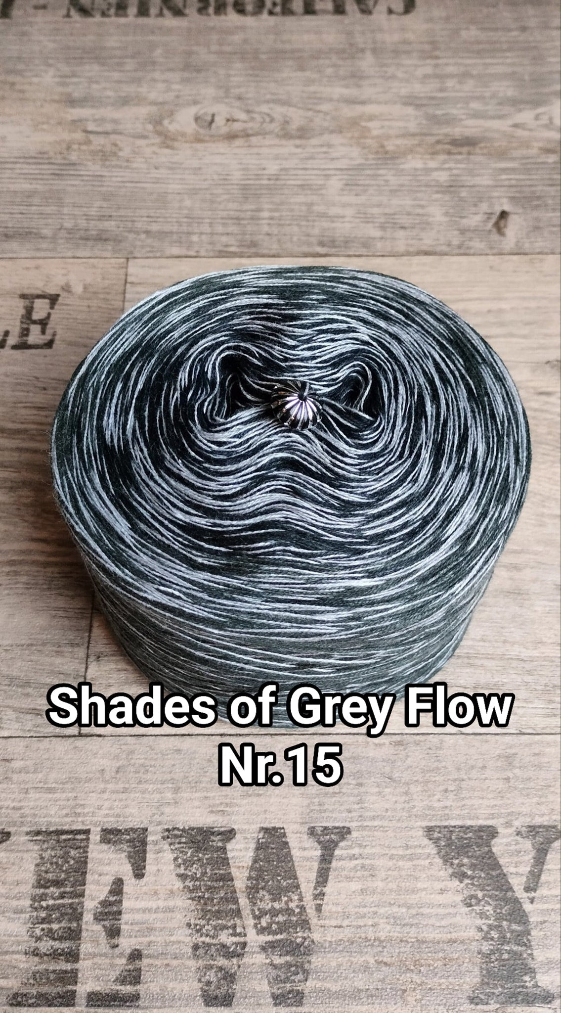 Bobbel "Shades of Grey Flow Nr. 15"