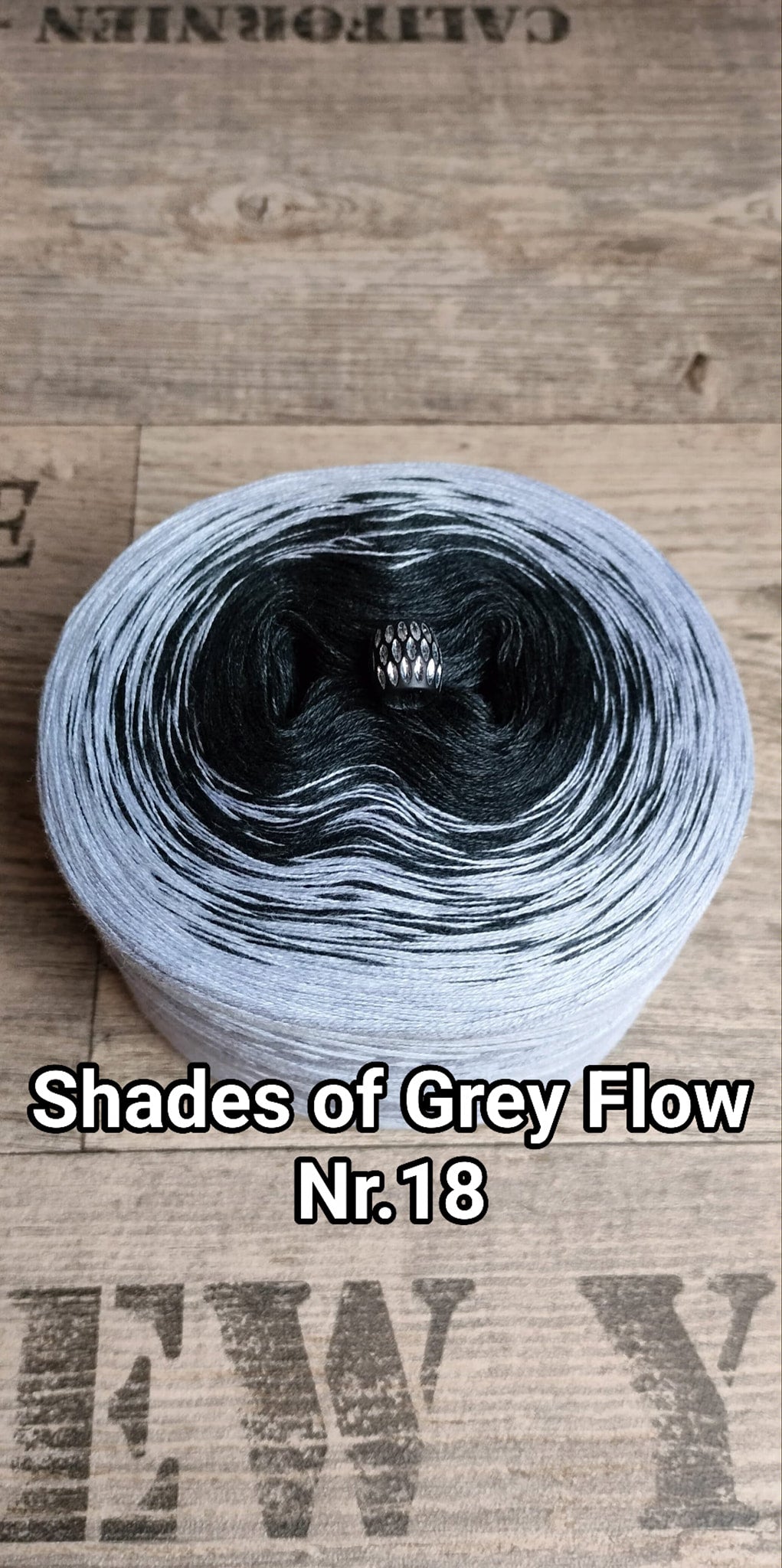 Bobbel "Shades of Grey Flow Nr. 18"