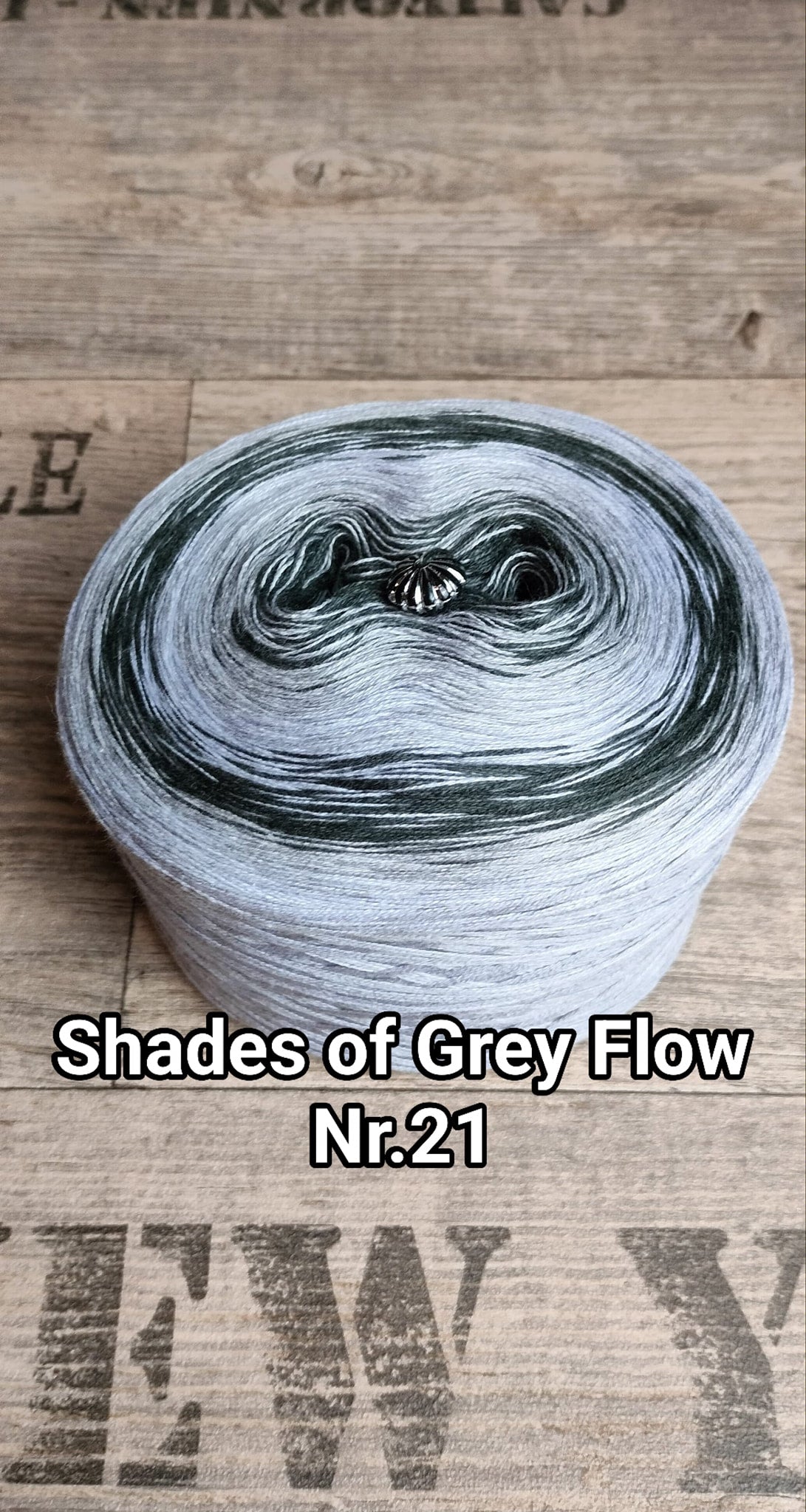 Bobbel "Shades of Grey Flow Nr. 21"