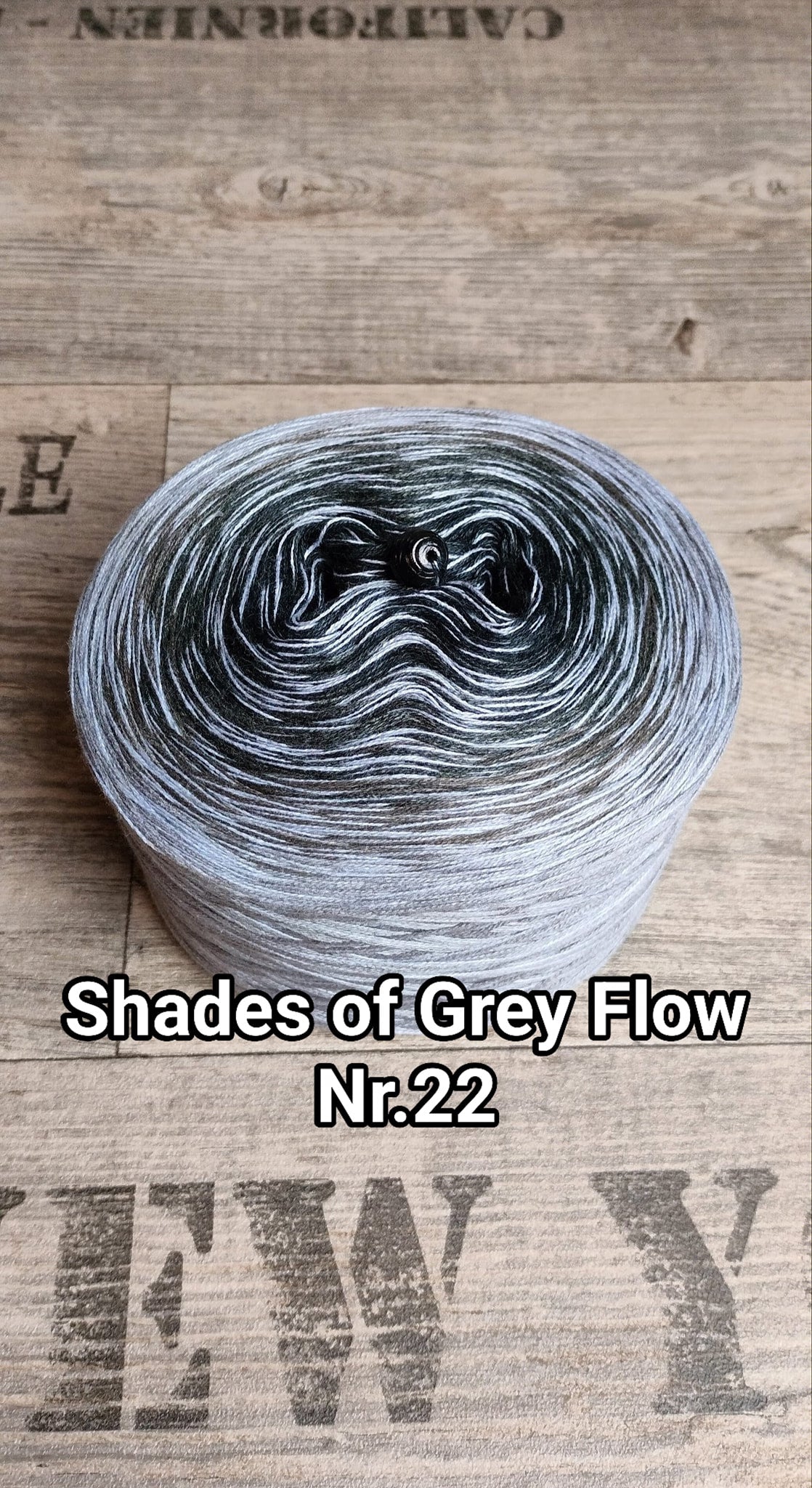 Bobbel "Shades of Grey Flow Nr. 22"