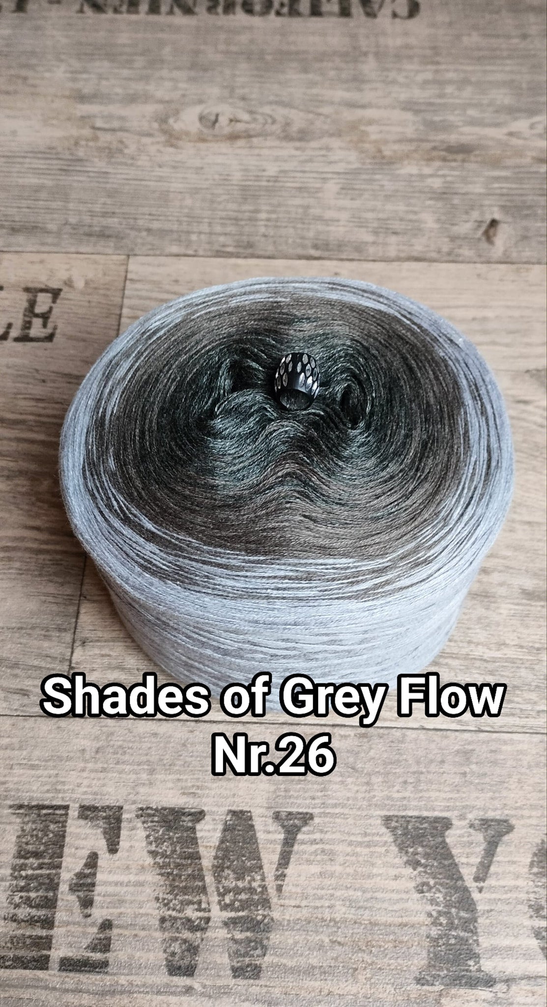 Bobbel "Shades of Grey Flow Nr. 26"