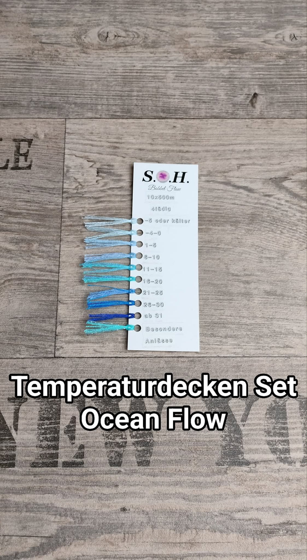 Temperaturdecken Set "Ocean Flow"