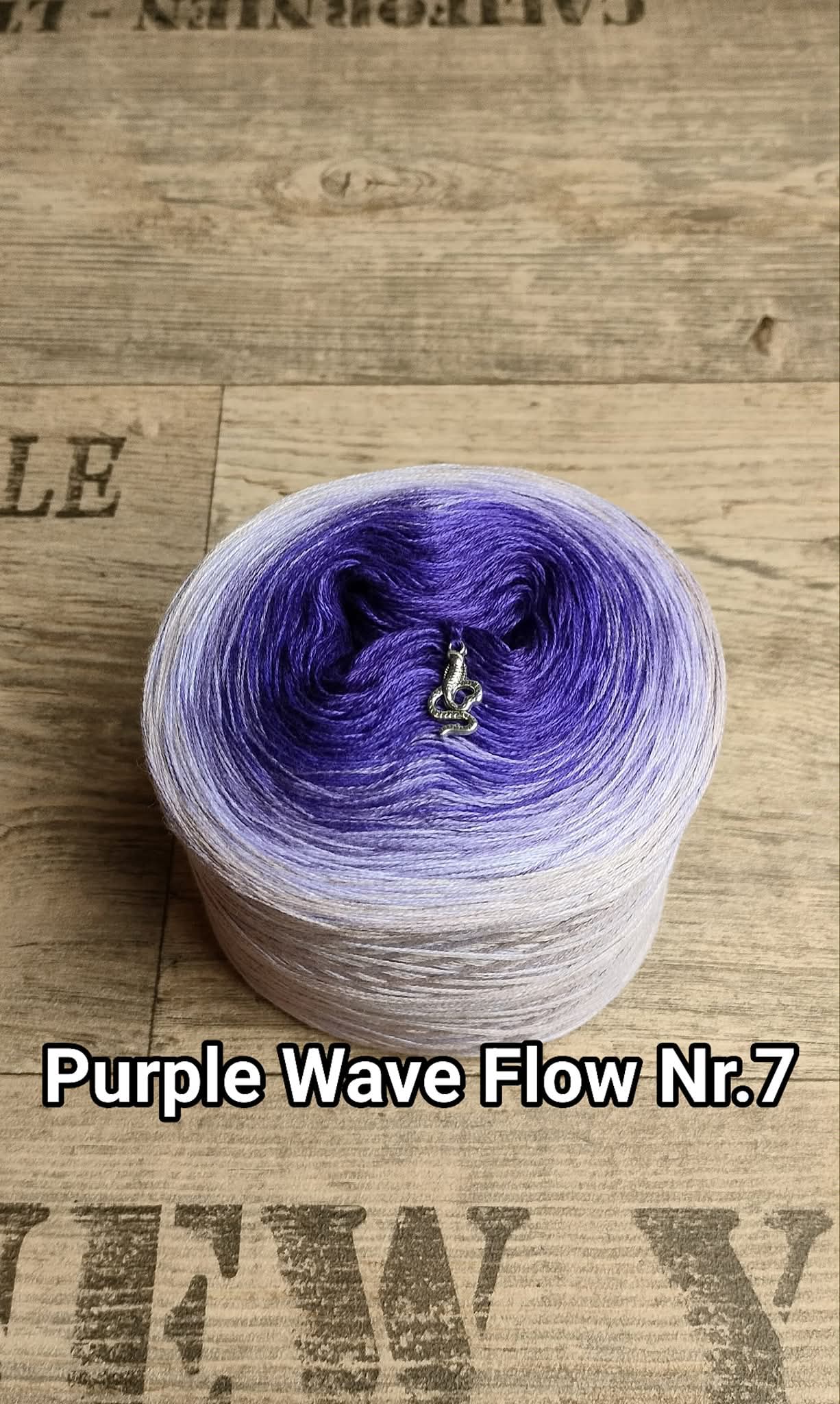 Bobbel "Purple Wave Flow Nr. 7"
