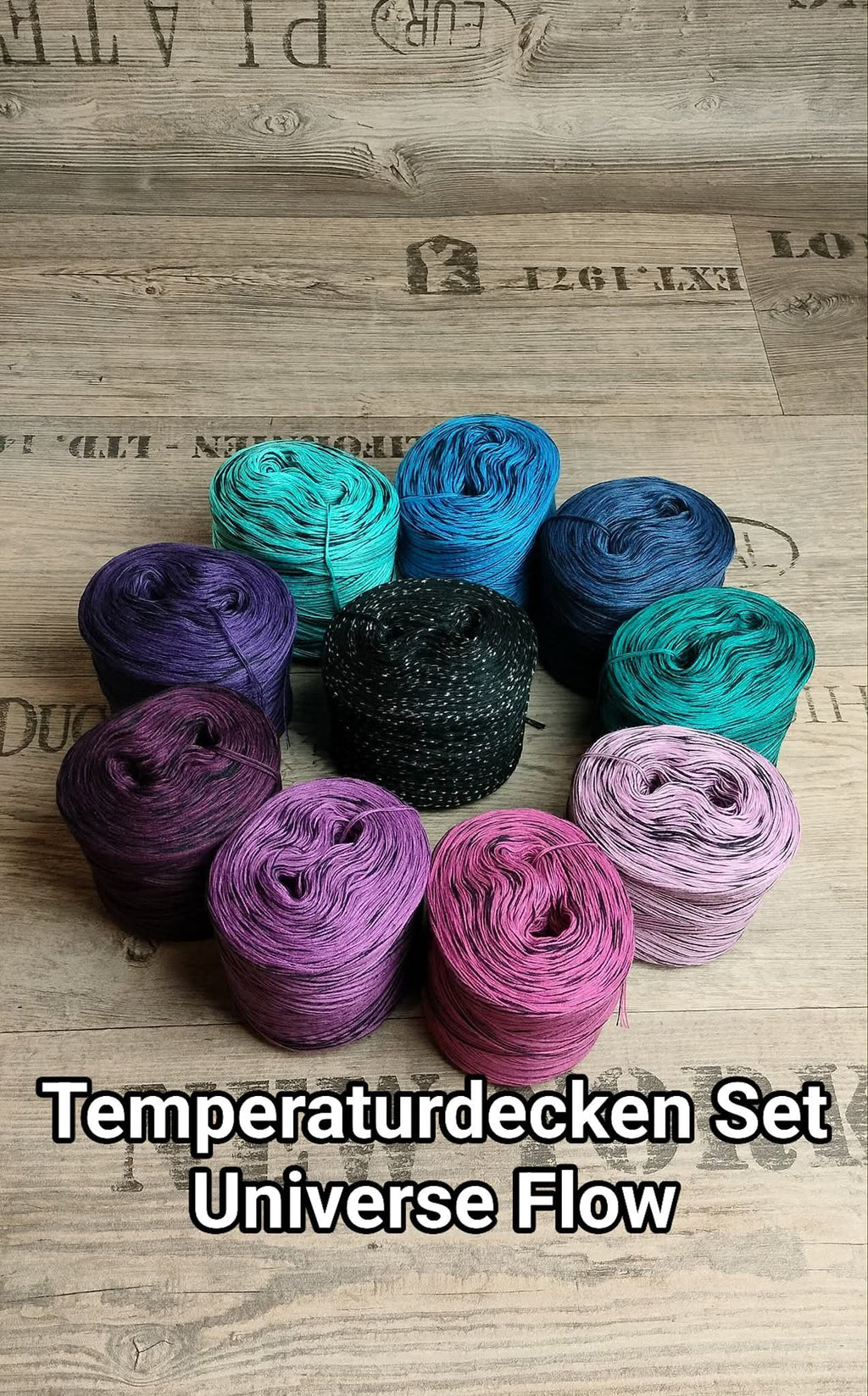 Temperaturdecken Set "Universe Flow"