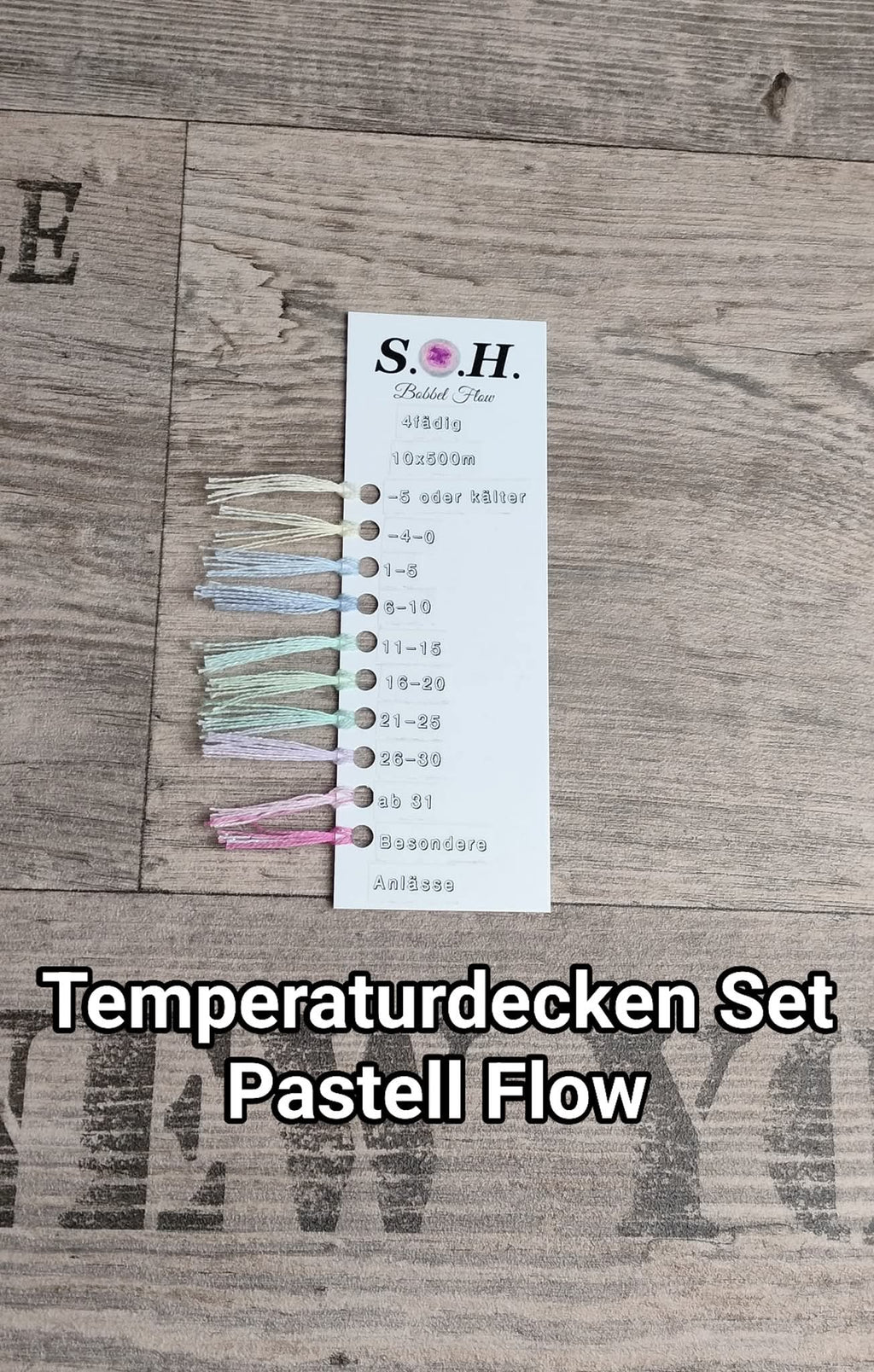 Temperaturdecken Set "Pastell Flow"