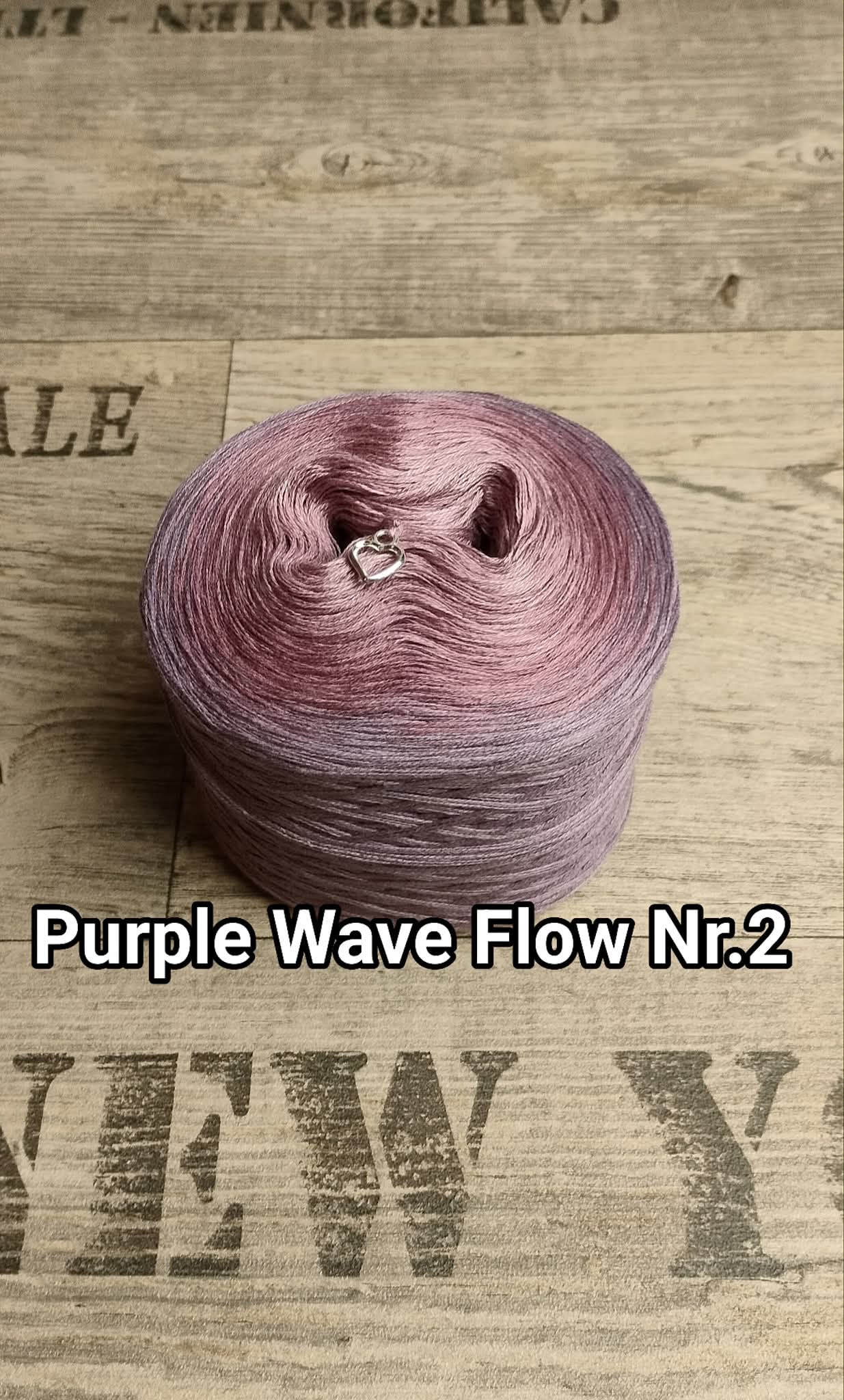 Bobbel "Purple Wave Flow Nr. 2"