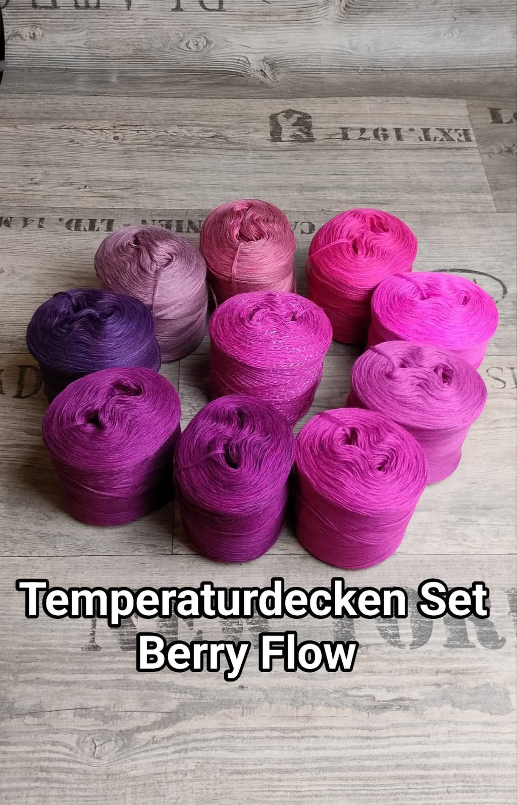 Temperaturdecken Set "Berry Flow"