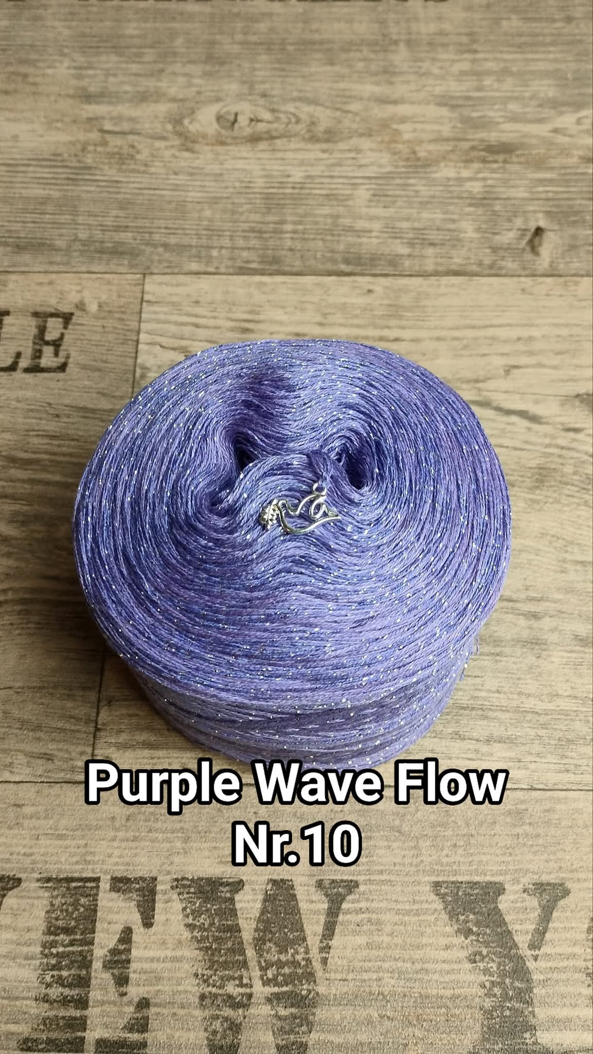 Bobbel "Purple Wave Flow Nr. 10"