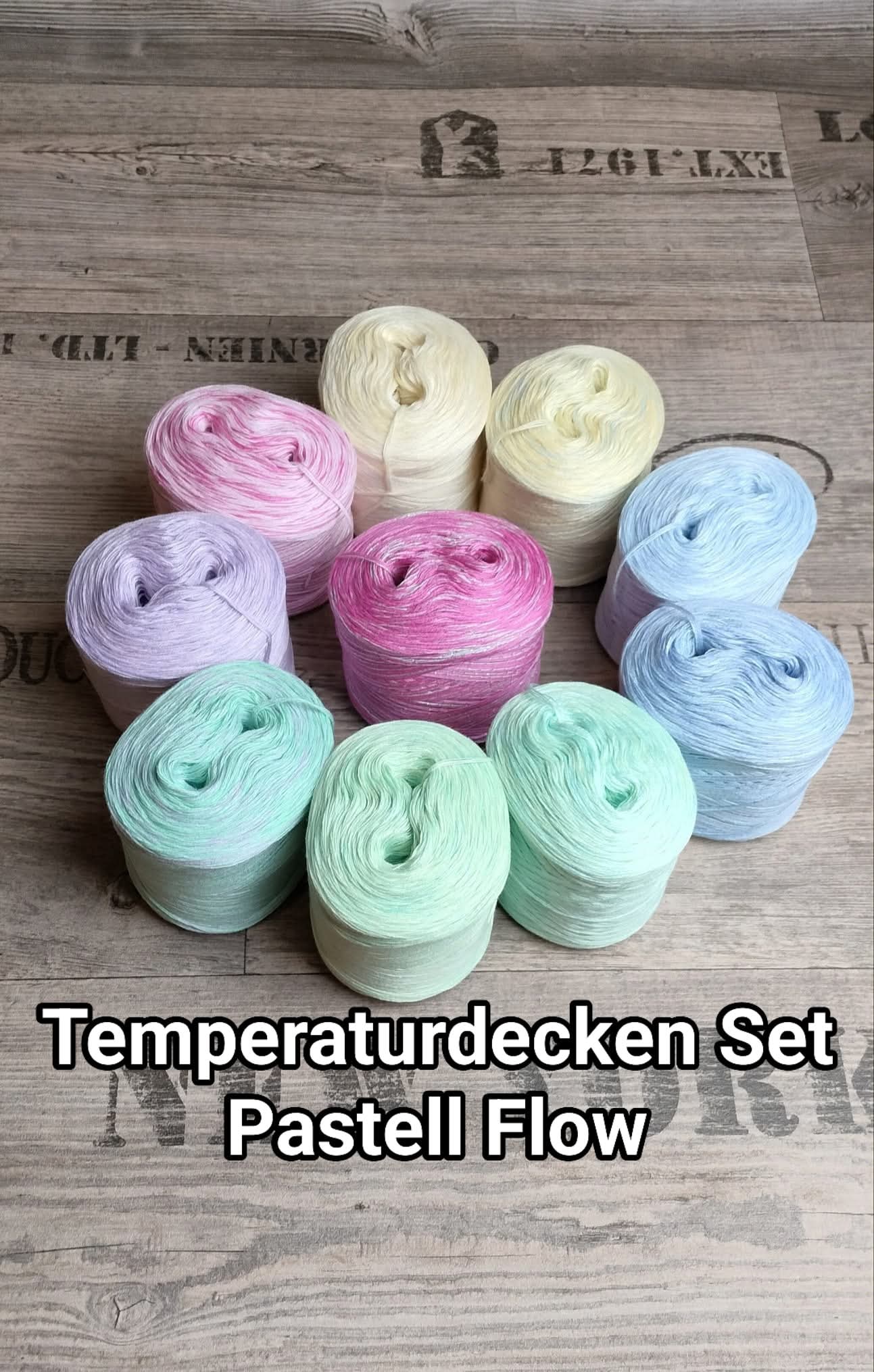Temperaturdecken Set "Pastell Flow"