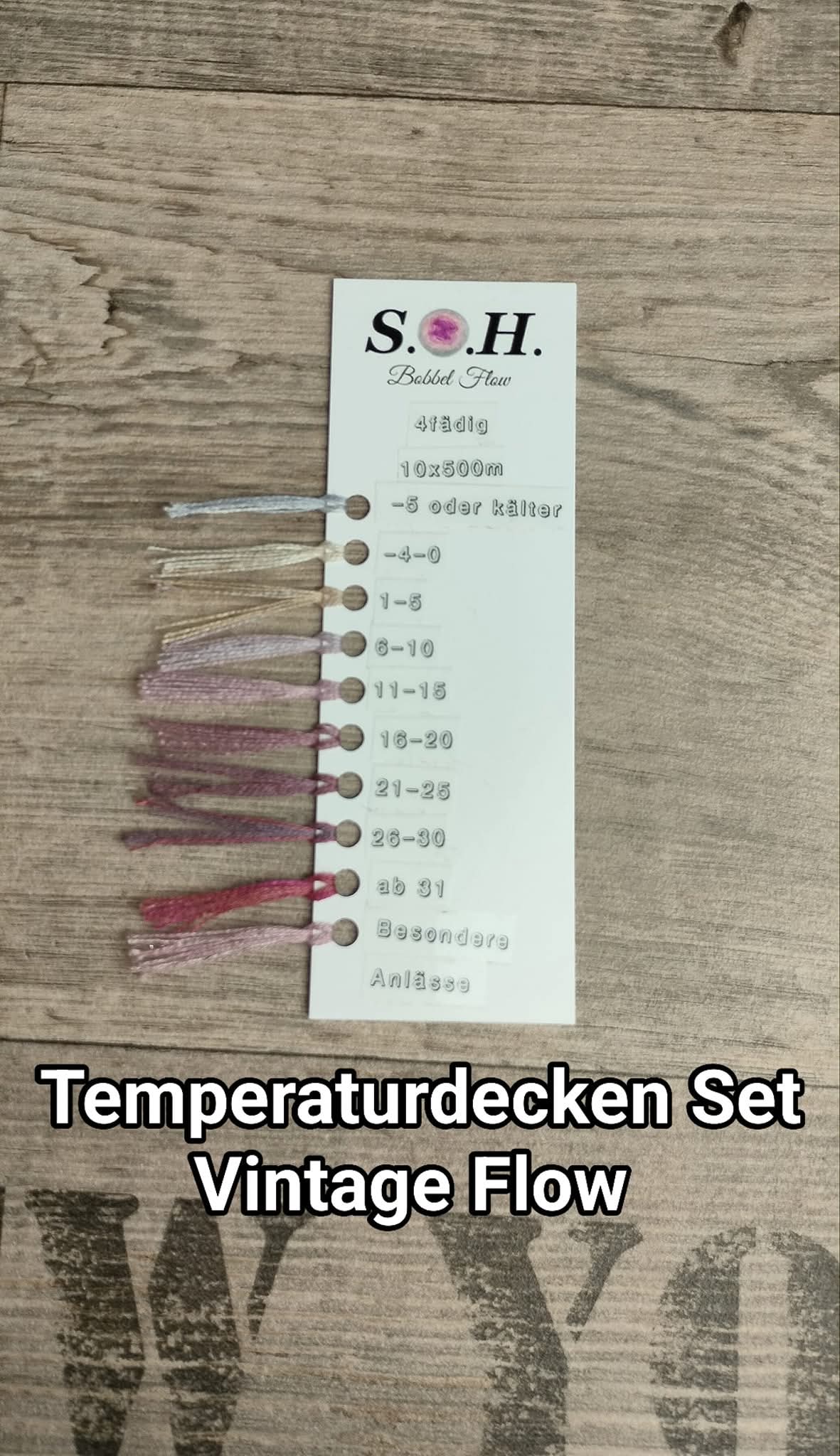 Temperaturdecken Set "Vintage Flow"