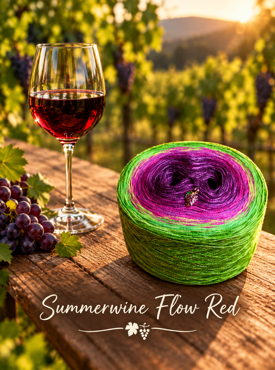 Bobbel "Summerwine Flow Red"
