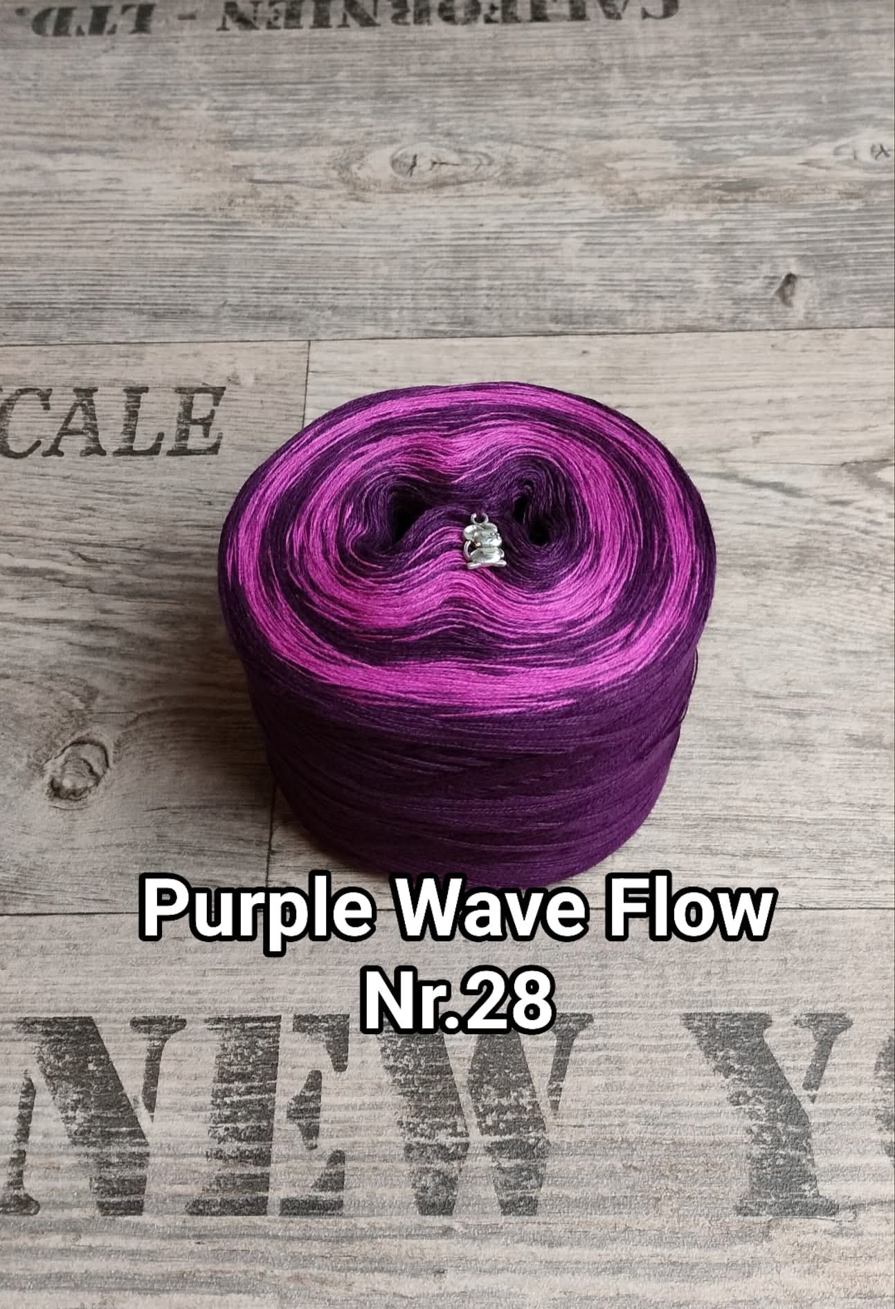 "Purple Wave Flow Nr. 28"