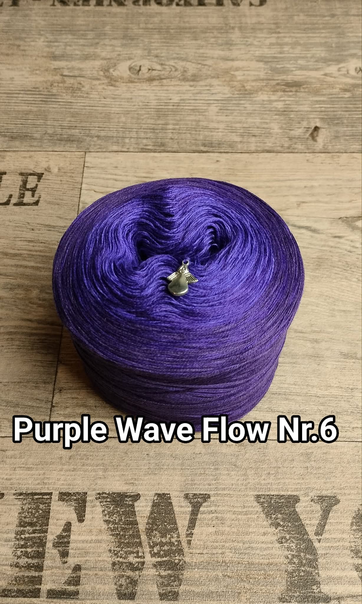 Bobbel "Purple Wave Flow Nr. 6"
