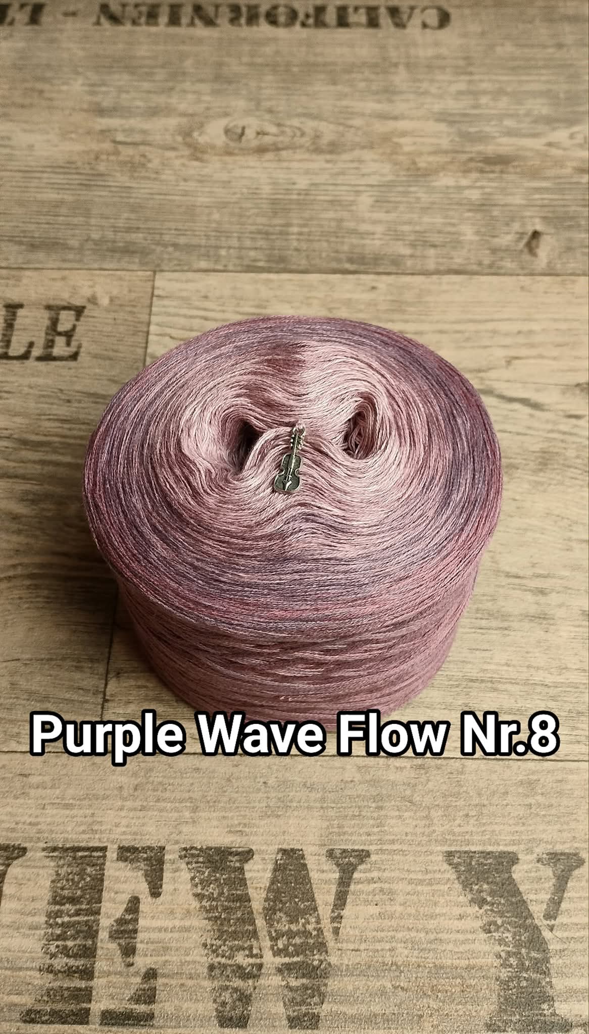 Bobbel "Purple Wave Flow Nr. 8"