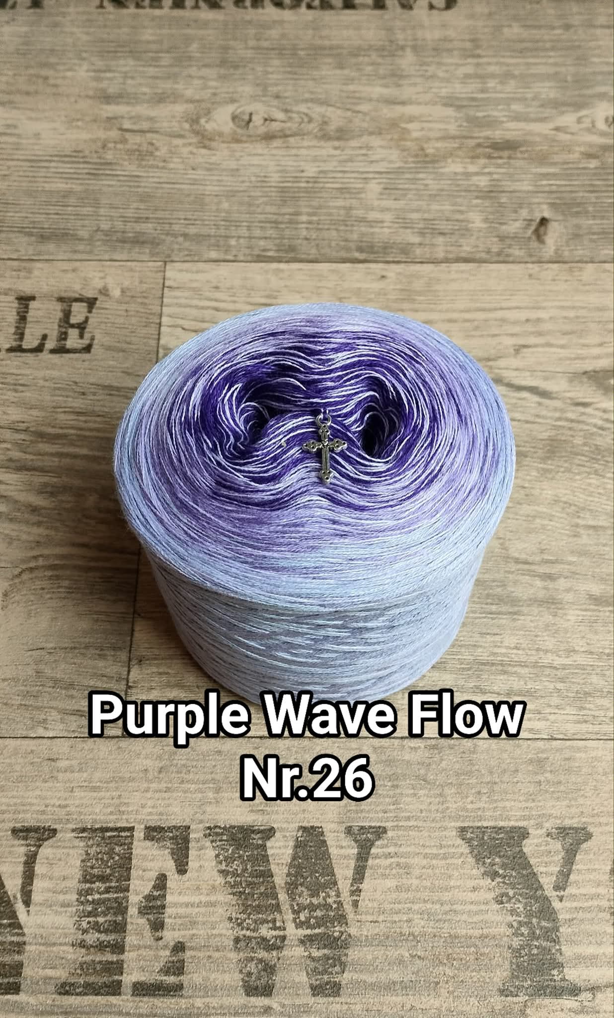"Purple Wave Flow Nr. 26"